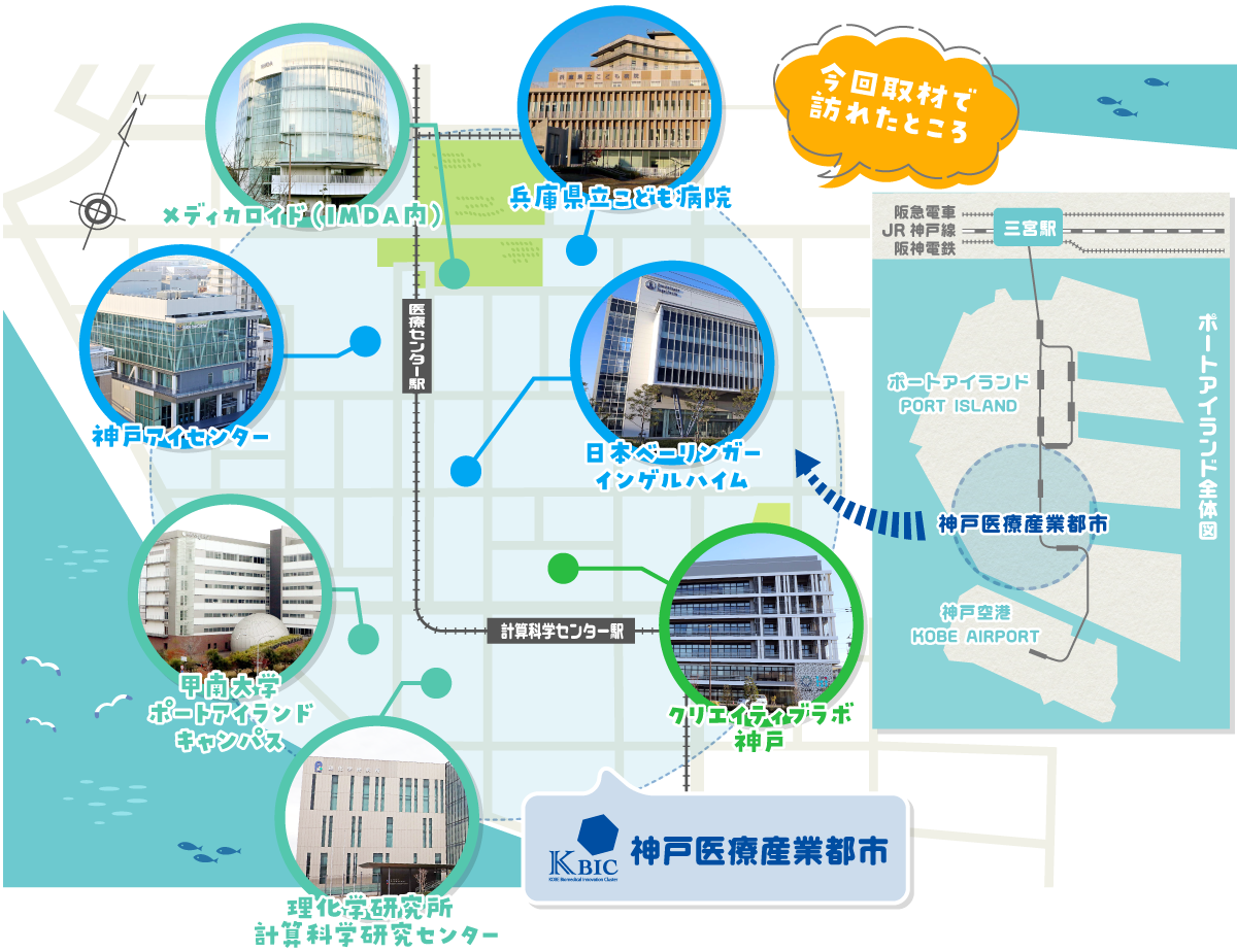 今回取材で訪れたところ