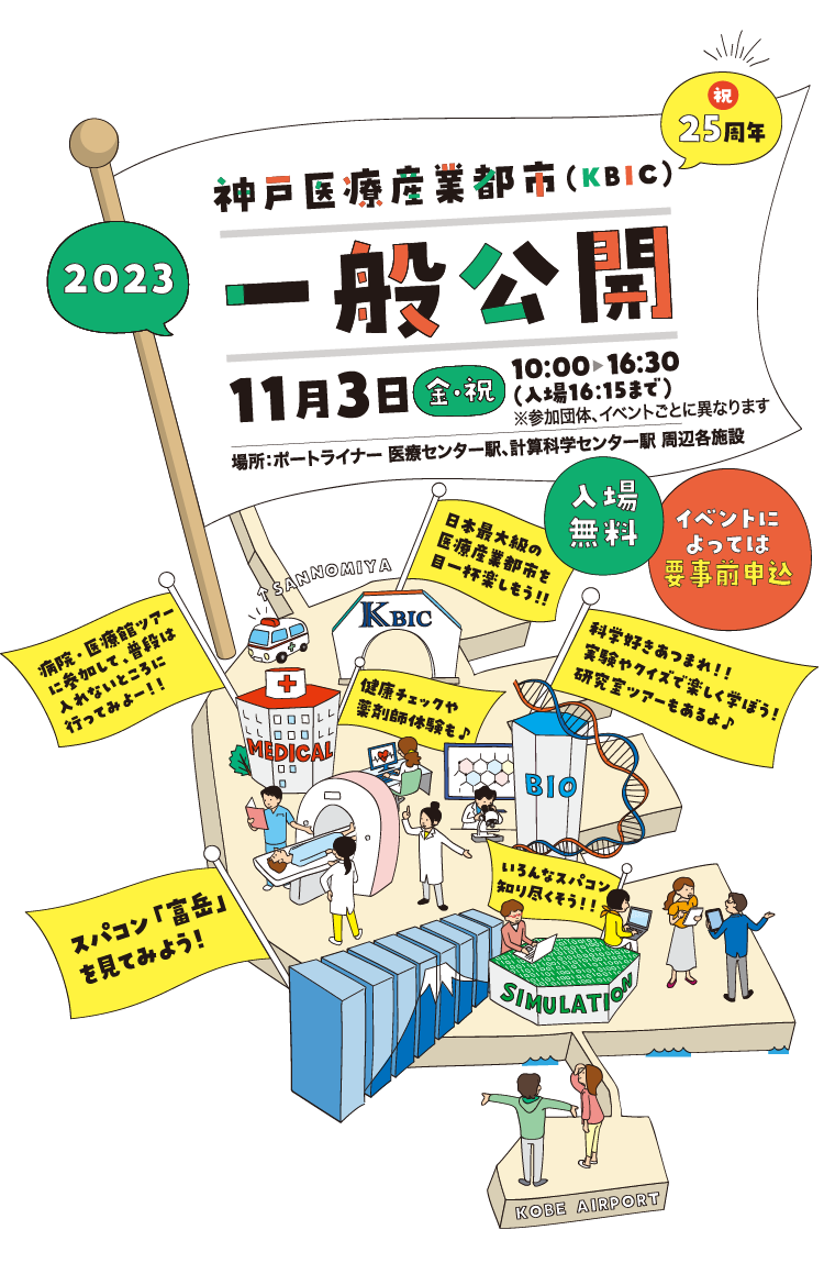 神戸医療産業都市 一般公開2023